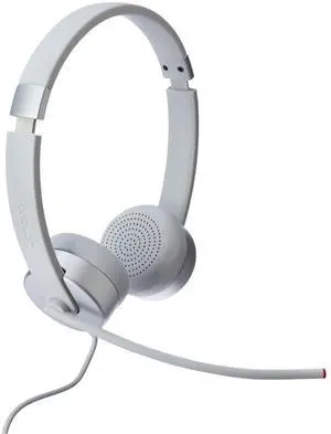 100 Stereo Analog Headset, 3.5mm, 180° Boom Microphone, Memory-Foam Earcups, GXD1B60597, Cloud Grey 100 Stereo Analog Headset, 3.5mm, 180° Boom Microphone, Memory-Foam Earcups, GXD1B60597, Cloud Grey
