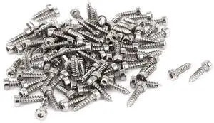 M2 Hex Socket Head Cap Self-Tapping Screw, 100Pcs M2x8mm 304 Stainless Steel, Hexagon Socket Head Tapping Screws, Hex Drive, Self Tapping Point - Silver M2 Hex Socket Head Cap Self-Tapping Screw, 100Pcs M2x8mm 304 Stainless Steel, Hexagon Socket Head Tapping Screws, Hex Drive, Self Tapping Point - Silver