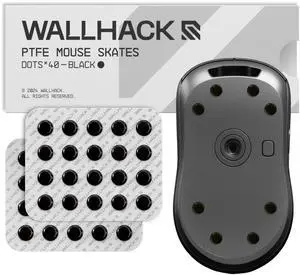 PTFE Dot Mouse Skates | Premium Universal Skates for Gaming Mice | Ultra-Smooth Glide on Cloth & Glass Pads | Customize Speed & Control | Fast, Easy to Apply | Black 7mm x 7mm PTFE Dot Mouse Skates | Premium Universal Skates for Gaming Mice | Ultra-Smooth Glide on Cloth & Glass Pads | Customize Speed & Control | Fast, Easy to Apply | Black 7mm x 7mm