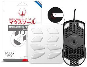 2Sets 3.0 Plus Rounded Curved Edges Mouse Feet Skates Compatible with Model O, Model O- (Minus) Gaming Mouse feet Replacement, Professional Mice Upgrade Kit 2Sets 3.0 Plus Rounded Curved Edges Mouse Feet Skates Compatible with Model O, Model O- (Minus) Gaming Mouse feet Replacement, Professional Mice Upgrade Kit