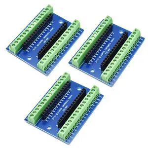 3 PCS Nano IO Shield Expansion Board Compact Terminal Adapter Industrial Accessories 3 PCS Nano IO Shield Expansion Board Compact Terminal Adapter Industrial Accessories