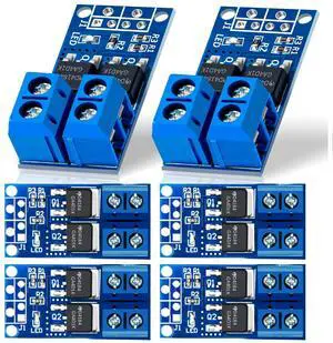 6 PCS Dual High-Power MOSFET Trigger Switch Drive Module, Upgrade 0-20KHz PWM Adjustment Electronic Switch Control Board Motor Speed Controller, Lamp Brightness Control, DC 5V-36V 400W, 15A (Max 30A) 6 PCS Dual High-Power MOSFET Trigger Switch Drive Module, Upgrade 0-20KHz PWM Adjustment Electronic Switch Control Board Motor Speed Controller, Lamp Brightness Control, DC 5V-36V 400W, 15A (Max 30A)