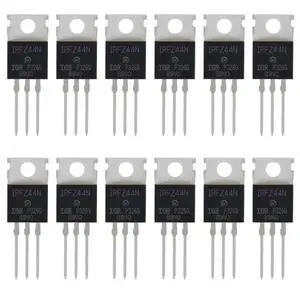 12Pcs IRFZ44N IRFZ44 Power MOSFET Transistor IRFZ44NPBF N-Channel Transistor Rectifier Power 49A 55V 3Pin MOS Field Effect Tube Chip 12Pcs IRFZ44N IRFZ44 Power MOSFET Transistor IRFZ44NPBF N-Channel Transistor Rectifier Power 49A 55V 3Pin MOS Field Effect Tube Chip