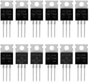 12Pcs IRLZ44N IRLZ44 MOSFET Transistors 47A 55V IRLZ44NPBF Threshold Voltage Logic Level Mosfet 47 Amp 55 Volt N-Channel MOS Field Effect Transistor 12Pcs IRLZ44N IRLZ44 MOSFET Transistors 47A 55V IRLZ44NPBF Threshold Voltage Logic Level Mosfet 47 Amp 55 Volt N-Channel MOS Field Effect Transistor