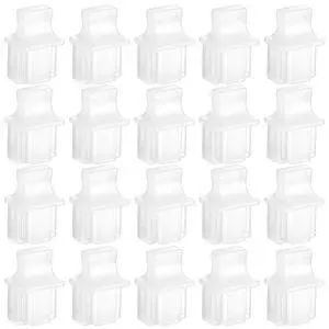 20 Pack White Rj45 Dust Cover Caps, Ethernet Port Cover Ethernet LAN Port Protector Rj45 Anti-Dust-Cover Plugs Protector Stopper Cap for Fiber Optic Copper Rj45female Fiber Terminal Slot, Silicone 20 Pack White Rj45 Dust Cover Caps, Ethernet Port Cover Ethernet LAN Port Protector Rj45 Anti-Dust-Cover Plugs Protector Stopper Cap for Fiber Optic Copper Rj45female Fiber Terminal Slot, Silicone