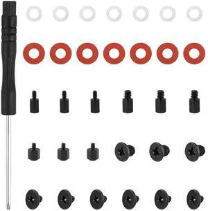 M.2 SSD Mounting Screws Kit, Black, 32Pcs M.2 SSD Mounting Screws Kit, Black, 32Pcs