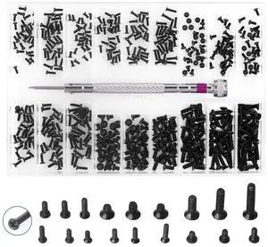 Computer Screws Laptop Screws 500 Pcs M1.2/M1.4/M2.0 Small Screws Kit for Motherboard PC SSD Glasses with Screwdriver Computer Screws Laptop Screws 500 Pcs M1.2/M1.4/M2.0 Small Screws Kit for Motherboard PC SSD Glasses with Screwdriver