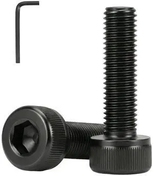 M2 x 8mm(50 Pack) Hex Socket Head Cap Screws Bolts, Black Oxide 304 Stainless Steel 18-8, Hex Drive, Bright Finish Fully Machine Thread M2 x 8mm(50 Pack) Hex Socket Head Cap Screws Bolts, Black Oxide 304 Stainless Steel 18-8, Hex Drive, Bright Finish Fully Machine Thread