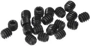 Socket Set Screws,20Pcs M2x2mm Metric -Carbon Steel Hex Socket Set Headless Cup Point Grub Screws, for Repairing Compact Instruments, Machinery and Equipment (Black) Socket Set Screws,20Pcs M2x2mm Metric -Carbon Steel Hex Socket Set Headless Cup Point Grub Screws, for Repairing Compact Instruments, Machinery and Equipment (Black)