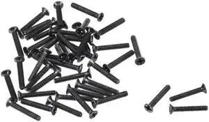 M2 x 12mm Phillips Screw Fastener Black for Laptop PC TV Fan Switch 150pcs M2 x 12mm Phillips Screw Fastener Black for Laptop PC TV Fan Switch 150pcs