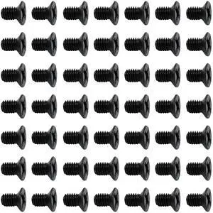 50Pcs Hard Drive Screws 2.5 inch,Stainless Flat Phillips Head HDD SSD M3 x 5mm Mounting Screw for Computer PC Laptop Case,2.5" Black 50Pcs Hard Drive Screws 2.5 inch,Stainless Flat Phillips Head HDD SSD M3 x 5mm Mounting Screw for Computer PC Laptop Case,2.5" Black