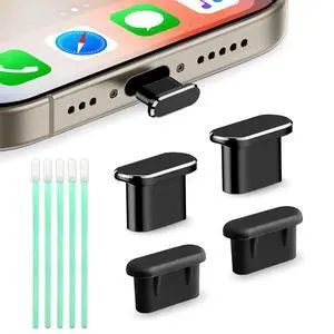 USB C Dust Plug, USB C Port Plug Cover Compatible with iPhone 17, Ari,17 Pro,17 Pro Max, iPhone 16/15 (Pro, Plus, Pro Max) Galaxy S24S8, iPad & Type-C Devices Charging Port Protector Dust Cover USB C Dust Plug, USB C Port Plug Cover Compatible with iPhone 17, Ari,17 Pro,17 Pro Max, iPhone 16/15 (Pro, Plus, Pro Max) Galaxy S24S8, iPad & Type-C Devices Charging Port Protector Dust Cover