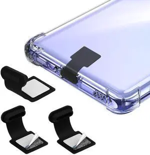 Type C Port Dust Plugs, USB C Dust Cover Caps Phone Type-C Anti Dust Charging Port Plug Silicone Dust Protectors with Removable Adhesive Compatible with Laptop Smartphones(3pcs, Black) Type C Port Dust Plugs, USB C Dust Cover Caps Phone Type-C Anti Dust Charging Port Plug Silicone Dust Protectors with Removable Adhesive Compatible with Laptop Smartphones(3pcs, Black)