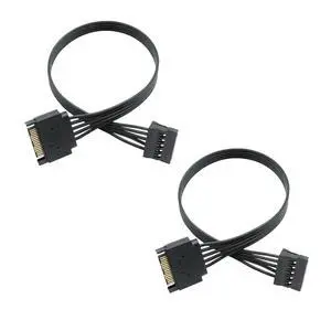 15-pin SATA Power Extension Cable, 22 cm (Approx. 8.66 in), SATA Male-to-Female Cable, SATA Power Extension Cable (3-Pack) 15-pin SATA Power Extension Cable, 22 cm (Approx. 8.66 in), SATA Male-to-Female Cable, SATA Power Extension Cable (3-Pack)