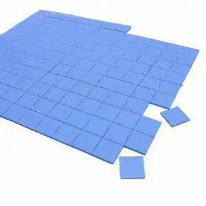 100 Pcs Thermal Conductive Silicone Pads, Soft Cooling Thermal Pad Silicone Thermal Pads for Laptop, Heatsink, GPU, CPU, LED (Size:10mmx10mmx1mm) 100 Pcs Thermal Conductive Silicone Pads, Soft Cooling Thermal Pad Silicone Thermal Pads for Laptop, Heatsink, GPU, CPU, LED (Size:10mmx10mmx1mm)