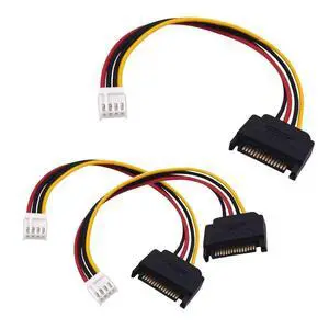 3 Pack Floppy Drive to Sata Adapter 15 PIN SATA Male to 4 PIN FDD Female Power Supply Cable Converter 15pin to 4pin Connector for Mini PC DIY Hard Disk Bay Computer Dock Sound Card Miner Mining 3 Pack Floppy Drive to Sata Adapter 15 PIN SATA Male to 4 PIN FDD Female Power Supply Cable Converter 15pin to 4pin Connector for Mini PC DIY Hard Disk Bay Computer Dock Sound Card Miner Mining