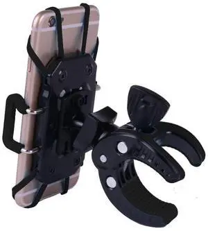 Cell Phone Mount/Holder for Boat, Motorcycle/Bike Handlebars, Microphone, Music, or Drum Stand, iPhone, Samsung, Smart Phone, (Black) Cell Phone Mount/Holder for Boat, Motorcycle/Bike Handlebars, Microphone, Music, or Drum Stand, iPhone, Samsung, Smart Phone, (Black)