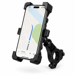 Bike Phone Holder for Handlebars Secure & Adjustable Bicycle Phone Mount, 360° Rotation, Shockproof Anti-Slip Grip, Universal Fit for iPhone & Android Bike Phone Holder for Handlebars Secure & Adjustable Bicycle Phone Mount, 360° Rotation, Shockproof Anti-Slip Grip, Universal Fit for iPhone & Android