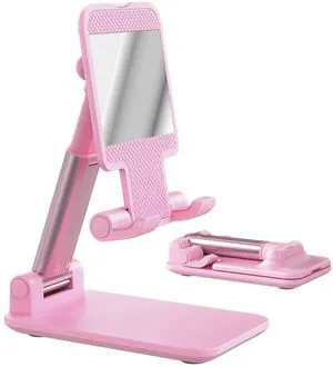 Phone Stand for Desk Cell Phone Holder Stands for iphones, Sakura Pink | Mini, Cute, Portable, Fully Foldable, Under 8" Devices, All Smart phones, Office Accessories Phone Stand for Desk Cell Phone Holder Stands for iphones, Sakura Pink | Mini, Cute, Portable, Fully Foldable, Under 8" Devices, All Smart phones, Office Accessories