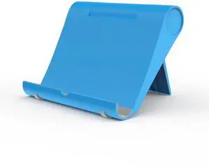Cell Phone Stand for Desk, Foldable and Adjustable Multi-Angle Holder Dock, Universal Compatibility for Most Phone and Tablet, Portable and Sturdy Design for Office and Home (Blue) Cell Phone Stand for Desk, Foldable and Adjustable Multi-Angle Holder Dock, Universal Compatibility for Most Phone and Tablet, Portable and Sturdy Design for Office and Home (Blue)