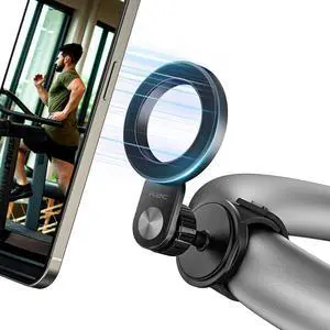 Phone Holder for Peloton Bike, Stroller Phone Holder with Strong Magnets, Rotatable & Foldable Magnetic Phone Mount for Shopping Cart, Treadmill, Exercise Bike, Compatible with iPhone & Android Phone Holder for Peloton Bike, Stroller Phone Holder with Strong Magnets, Rotatable & Foldable Magnetic Phone Mount for Shopping Cart, Treadmill, Exercise Bike, Compatible with iPhone & Android