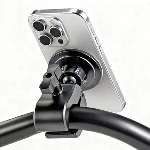 Magnetic Phone Holder Clamp Mount Strong Magnet Mount for Gym, Microphone Stand, Treadmill, Stroller, Spin Bike, Golf cart, Handlebar,Dia 0.4-2" Rod, compatible with iPhone 16 15 14 13 12 series Magnetic Phone Holder Clamp Mount Strong Magnet Mount for Gym, Microphone Stand, Treadmill, Stroller, Spin Bike, Golf cart, Handlebar,Dia 0.4-2" Rod, compatible with iPhone 16 15 14 13 12 series