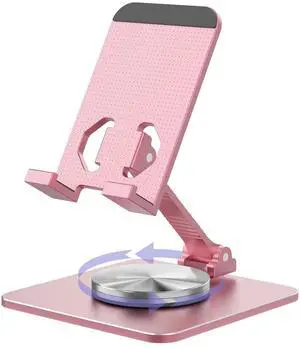 Adjustable Phone & Tablet Stand, Fits 49.7in Devices, Pink Adjustable Phone & Tablet Stand, Fits 49.7in Devices, Pink