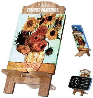 Van Gogh Sunflowers Acrylic Phone Stand Aesthetic Holder for Desk, Tablets & Phones Van Gogh Sunflowers Acrylic Phone Stand Aesthetic Holder for Desk, Tablets & Phones