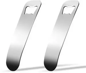 2 PCS Stainless Steel Beer Bottle Opener, Soda Can Opener, Beer Can Opener, Water Bottle Opener, Perfect Bar Accessory for Beer Lovers, Great Gift Idea 2 PCS Stainless Steel Beer Bottle Opener, Soda Can Opener, Beer Can Opener, Water Bottle Opener, Perfect Bar Accessory for Beer Lovers, Great Gift Idea