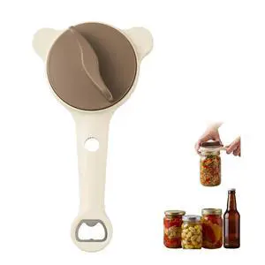 Jar Opener, 4 in 1 Multi-Functional Adjustable Bottle Opener, Retractable Lid Tool with Non-Slip Grip for Various Sizes Jars Cans and Bottles, Effortless Kitchen Helper for Seniors, Weak Hands Jar Opener, 4 in 1 Multi-Functional Adjustable Bottle Opener, Retractable Lid Tool with Non-Slip Grip for Various Sizes Jars Cans and Bottles, Effortless Kitchen Helper for Seniors, Weak Hands