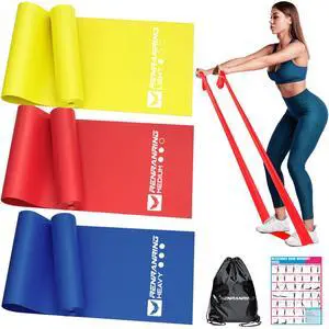 Bands for Working Out, Exercise Bands for Physical Therapy, Stretch, Recovery, Pilates, Rehab, Strength Training and Yoga Starter Set Bands for Working Out, Exercise Bands for Physical Therapy, Stretch, Recovery, Pilates, Rehab, Strength Training and Yoga Starter Set