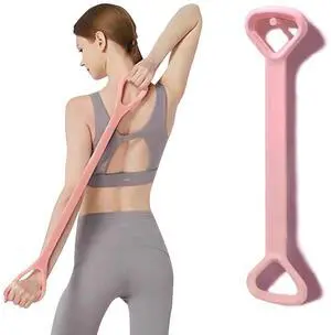 Figure 8 Resistance Band, Elastic Band, Stretch Bands, for Arm,Shoulder, Back,Leg Stretching, Upper Body Workout Equipment, Portable Home Office Elastic Ropes for Yoga, Pilates(Pink) Figure 8 Resistance Band, Elastic Band, Stretch Bands, for Arm,Shoulder, Back,Leg Stretching, Upper Body Workout Equipment, Portable Home Office Elastic Ropes for Yoga, Pilates(Pink)