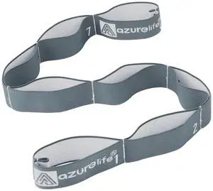 Elastic Yoga Stretching Strap, Multi-Loop Stretch Strap for Physical Therapy, Pilates, Yoga, Dance & Gymnastics Exercise and Flexible Pilates Stretch Band Elastic Yoga Stretching Strap, Multi-Loop Stretch Strap for Physical Therapy, Pilates, Yoga, Dance & Gymnastics Exercise and Flexible Pilates Stretch Band