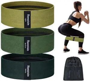 Resistance Bands for Working Out, 3 Levels Exercise Bands Workout Bands Set for Women Men, Hip Legs Booty Bands for Home Fitness, Gym, Yoga, Pilates(Green) Resistance Bands for Working Out, 3 Levels Exercise Bands Workout Bands Set for Women Men, Hip Legs Booty Bands for Home Fitness, Gym, Yoga, Pilates(Green)