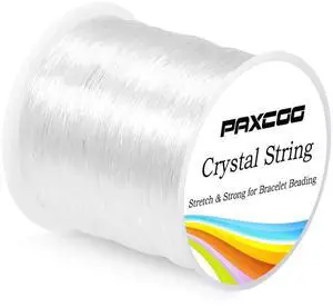 0.8mm Elastic String, Stretchy Bracelet String Crystal String Bead Cord for Bracelet, Beading and Jewelry Making (120 m) 0.8mm Elastic String, Stretchy Bracelet String Crystal String Bead Cord for Bracelet, Beading and Jewelry Making (120 m)
