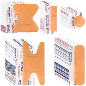 200 PCS Adhesive Small Bandaids Variety Pack Bandaids Various Sizes Bulk PE Waterproof Flexible Adhesive Bandages for First Aid and Wound Care 200 PCS Adhesive Small Bandaids Variety Pack Bandaids Various Sizes Bulk PE Waterproof Flexible Adhesive Bandages for First Aid and Wound Care