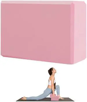 9"x6"x3" Yoga Blocks, Soft Non-Slip Surface Premium Foam Blocks, Supportive, Lightweight, Odor Resistant, Yoga Accessories for Pilates Meditation General Fitness Stretching Toning (pink-1 Pack) 9"x6"x3" Yoga Blocks, Soft Non-Slip Surface Premium Foam Blocks, Supportive, Lightweight, Odor Resistant, Yoga Accessories for Pilates Meditation General Fitness Stretching Toning (pink-1 Pack)