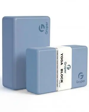 Yoga Blocks 2 Pack, 9"x6"x3" Exercise Blocks High-Density EVA Foam Blocks with Soft Non-Slip Surface, Lightweight Yoga Props for Yoga Pilates Meditation & Stretching Yoga Blocks 2 Pack, 9"x6"x3" Exercise Blocks High-Density EVA Foam Blocks with Soft Non-Slip Surface, Lightweight Yoga Props for Yoga Pilates Meditation & Stretching