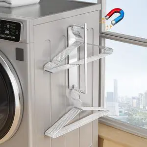 Hanger Organizer Magnetic Hanger Holder for Washing Machine Laundry Room Organization,Clothes Hangers Stacker Coat Hanger Stacker Stand Rack for Adult Kids Velvet Pants Hangers Storage Hanger Organizer Magnetic Hanger Holder for Washing Machine Laundry Room Organization,Clothes Hangers Stacker Coat Hanger Stacker Stand Rack for Adult Kids Velvet Pants Hangers Storage