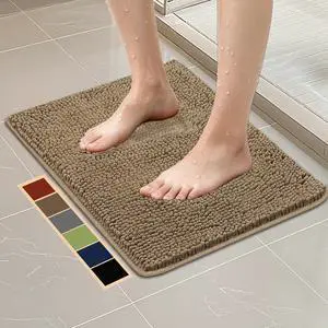 Bathroom Rugs 24x17, Bath Mats for Bathroom Non Slip with Rubber Backing,High Absorbent Microfiber Bath Rugs Quick Drying, Machine Washable, Durable Decor Bathroom Rugs 24x17, Bath Mats for Bathroom Non Slip with Rubber Backing,High Absorbent Microfiber Bath Rugs Quick Drying, Machine Washable, Durable Decor