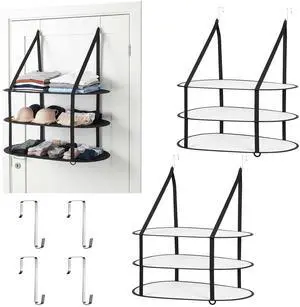 2 Pcs 3 Tier Folding Mesh Clothes Drying Rack 2 Pcs 3 Tier Folding Mesh Clothes Drying Rack