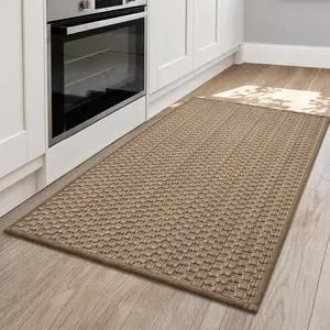 Thin Kitchen Rugs Non Slip Washable,Low Profile Kitchen Mats for Floor In Front of Sink,Dishwasher, Refrigerator, Tile & Hardwood Floors,Absorbent Easy Care Thin Runner Kitchen Floor Mat,17"*30",Beige Thin Kitchen Rugs Non Slip Washable,Low Profile Kitchen Mats for Floor In Front of Sink,Dishwasher, Refrigerator, Tile & Hardwood Floors,Absorbent Easy Care Thin Runner Kitchen Floor Mat,17"*30",Beige