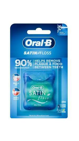 Satin Dental Floss 25m Mint Satin Dental Floss 25m Mint