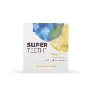 Prebiotic Soft Floss with Hydroxyapatite and Xylitol, Expanding Dental Floss for Adults & Kids, Helps Sensitive Gums, Strengthen Enamel, Natural Plaque Remover, Fluoride & PFA-Free, Vanilla Prebiotic Soft Floss with Hydroxyapatite and Xylitol, Expanding Dental Floss for Adults & Kids, Helps Sensitive Gums, Strengthen Enamel, Natural Plaque Remover, Fluoride & PFA-Free, Vanilla
