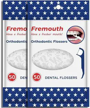 Upgraded Orthodontic Flossers for Braces - Ortho Dental Floss Picks, 50 Count (Pack of 2) Upgraded Orthodontic Flossers for Braces - Ortho Dental Floss Picks, 50 Count (Pack of 2)