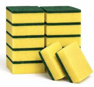 Kitchen Cleaning Sponges, 12 Pack Non-Scratch Scrubber Sponges for Dishes, Pots & Pans, Heavy Duty Multi-Purpose Dish Sponges Kitchen Cleaning Sponges, 12 Pack Non-Scratch Scrubber Sponges for Dishes, Pots & Pans, Heavy Duty Multi-Purpose Dish Sponges