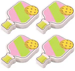 4pcs Compact Kitchen Sponges, Reusable Pickleball Cleaning Cellulose Sponge Wood Pulp Pickleball Gift Fun and Quirky Kitchen Accessory Household Gadget 4pcs Compact Kitchen Sponges, Reusable Pickleball Cleaning Cellulose Sponge Wood Pulp Pickleball Gift Fun and Quirky Kitchen Accessory Household Gadget