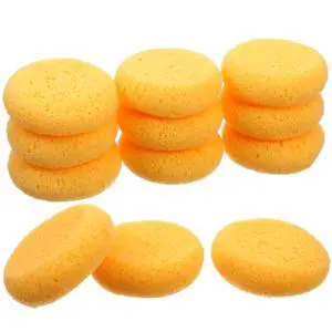 15 Pcs Pottery Sponges 2.7inch, Round Tack Sponges, Clay Sponge for Cleaning, Paint Sponge for Acrylic Painting, Pottery Tools for Kitchen Shoes Leather Care 15 Pcs Pottery Sponges 2.7inch, Round Tack Sponges, Clay Sponge for Cleaning, Paint Sponge for Acrylic Painting, Pottery Tools for Kitchen Shoes Leather Care
