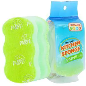 Parve Green Dishwashing Sponges, Easy Grip Wavy Absorbent Cleaning Scrub and Scouring Pad, Durable and Soft, Color Coded Home and Kitchen Accessories Parve Green Dishwashing Sponges, Easy Grip Wavy Absorbent Cleaning Scrub and Scouring Pad, Durable and Soft, Color Coded Home and Kitchen Accessories