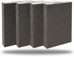 4 Pack Hand Sanding Sponge Set -120 220 320 400 Grit- Coarse Medium Fine Grit Sanding Block, Sander Sponges for Wood-Working Drywall Metal, Washable and Reusable Sponge for Rust Removal Polishing 4 Pack Hand Sanding Sponge Set -120 220 320 400 Grit- Coarse Medium Fine Grit Sanding Block, Sander Sponges for Wood-Working Drywall Metal, Washable and Reusable Sponge for Rust Removal Polishing